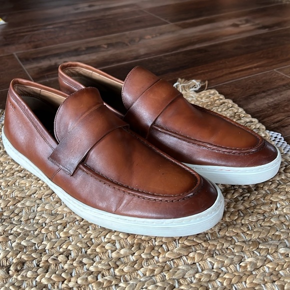 Noha BROWN BUFFON | SOCIAL CASUAL Men’s Leather Loafers Sz 41 main image 9